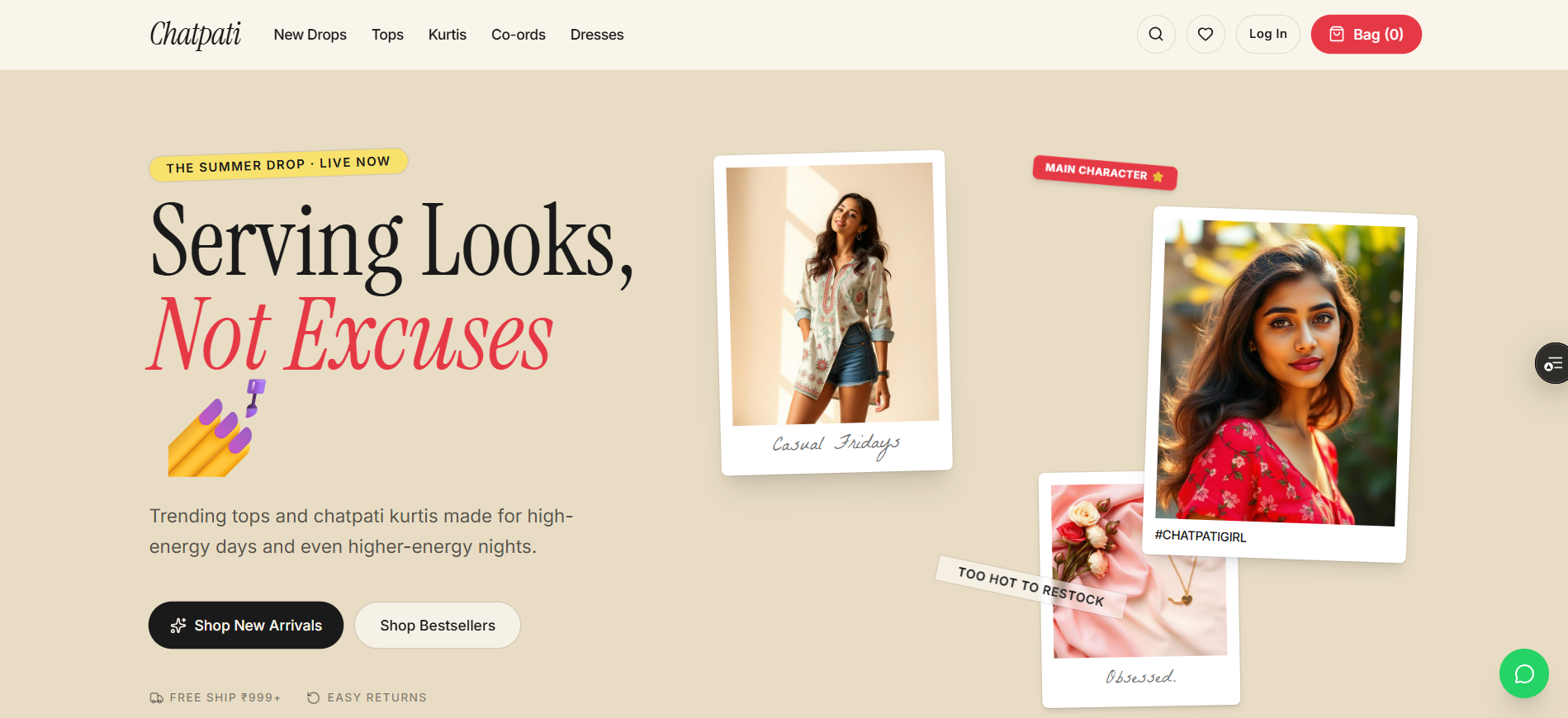 Chatpati.shop — E-commerce experience