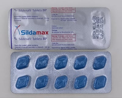 SILDAMAX 100mg (Sildenafil) pills
