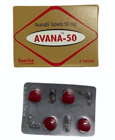 Avana 50 (Avanafil) pills