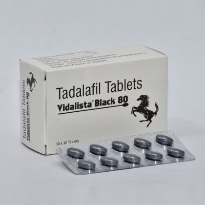 Vidalista 80mg Black (Tadalafil) pills