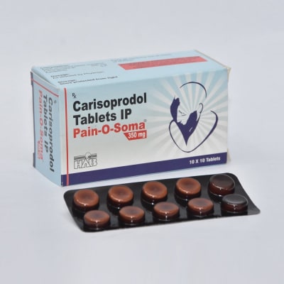 Pain-O-Soma 350mg Carisoprodol Tablets