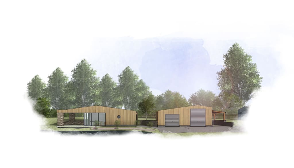 3D Front Elevation view