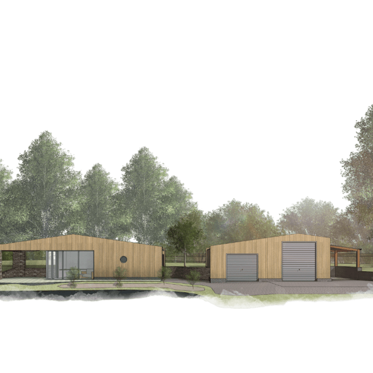 3D Front Elevation view