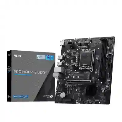 MSI PRO H610M-S DDR4 II LGA1700 M-ATX Motherboard
