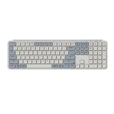 Keychron B6 Pro Ultra-Slim 100% Wireless Keyboard - Retro Blue