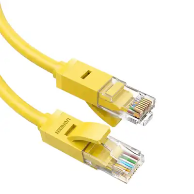 UGREEN RJ45 CAT6 2m LAN Network Cable โ (1Gbps, 250MHz) โ Yellow