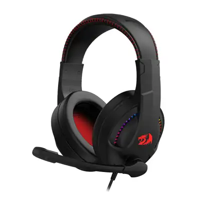 Redragon H211 CRONUS Surround Sound RGB Wired Gaming Headset - Black