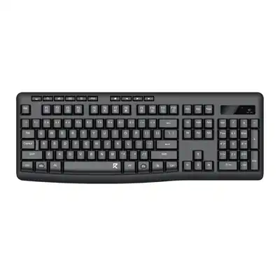 Redragon BK-7367 Full-size Ergonomic Wireless Membrane Office Keyboard - Black