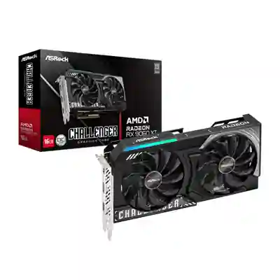 ASRock Radeon RX 9060 XT Challenger 16GB OC Graphics Card (RDNA™ 4, PCIe 5.0)