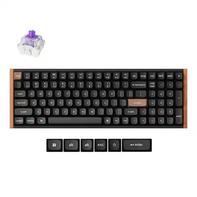 Keychron K4 HE Wireless Magnetic Switch Mechanical Keyboard (96% Layout, Gateron Hall Effect Switches)