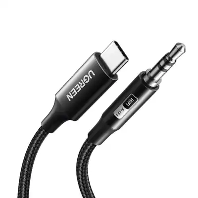 UGREEN USB Type-C to 3.5mm AUX Audio Cable 2M - Black