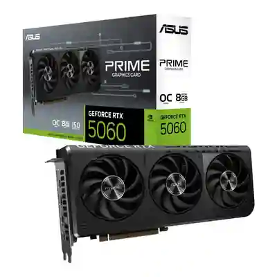 ASUS PRIME GeForce RTX 5060 OC 8GB GDDR7 GPU – SFF-Ready Graphics Card