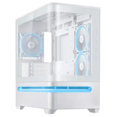 ASUS Prime AP202 ARGB mATX White Chassis