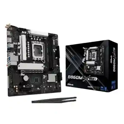 ASRock B860M-X Micro ATX DDR5 Motherboard (PCIe 5 and Wi-Fi 6E)