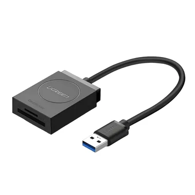 UGREEN USB 3.0 Dual Slot Card Reader for SD/TF Cards β 5Gbps Data Transfer