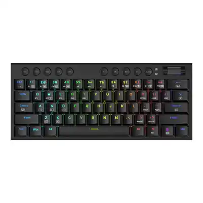 REDRAGON Horus Mini Pro 61Key Wireless Bluetooth Red Switch RGB Low Profile Gaming Mechanical Keyboard - Black