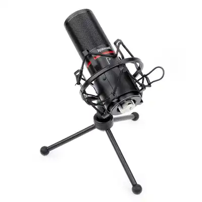 REDRAGON BLAZAR Cardioid USB Gaming Mic and Tripod - Black