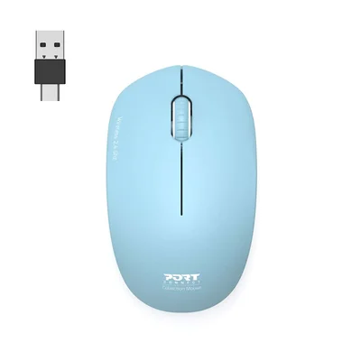 Port Connect MOUSE COLLECTION II WIRELESS Azur