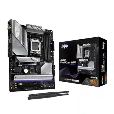 ASRock B850 LiveMixer WiFi AM5 ATX Gaming Motherboard