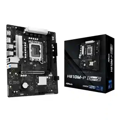 ASROCK H810M-P Gen 5 Intel LGA 1851 M-ATX Motherboard