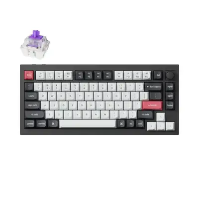 Keychron Q1H-M1 QMK Wireless Custom Keyboard - Black