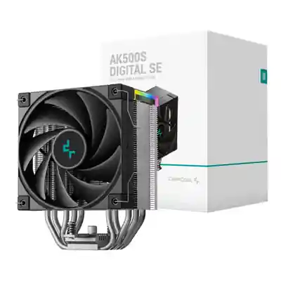 DeepCool AK500S Digital SE 120mm Air CPU Cooler - Silver/Black