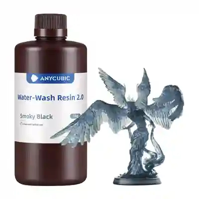 Anycubic Water Wash Resin 2.0 โ Smoky Black
