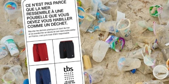 TBS recycle sa pub sur le recyclage