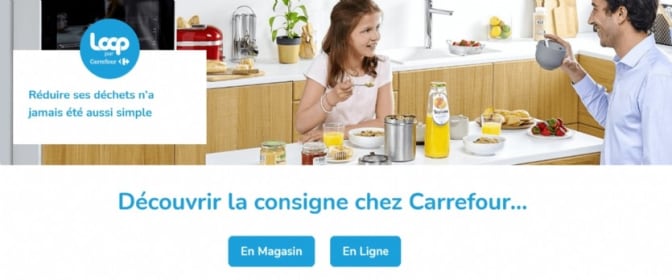 Carrefour déploie le service de consigne Loop