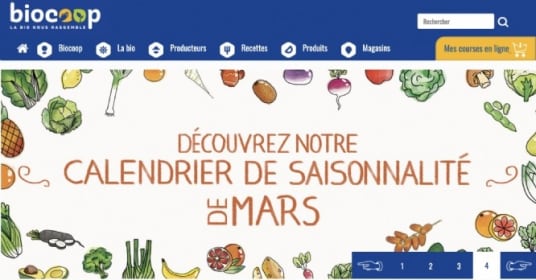 Biocoop étend son offre sur le web