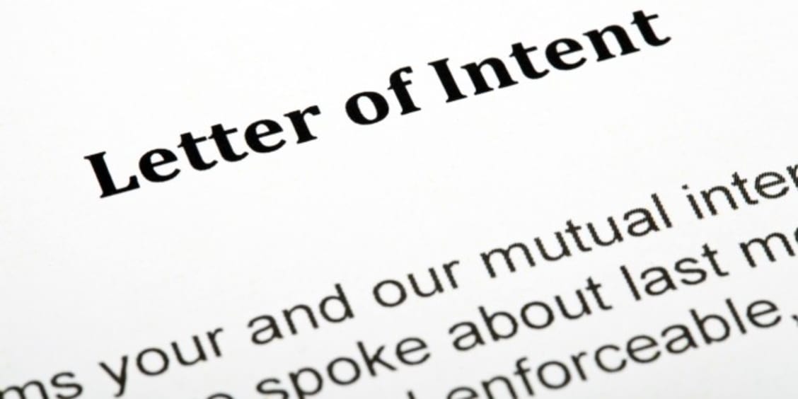 Lettre d'intention : les objectifs