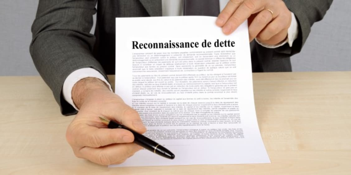 Reconnaissance de dette : la rédaction