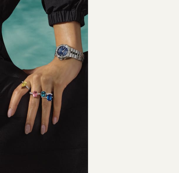 Platinum Yellow Diamond Solitaire Ring| Ss Alpine Eagle Blue Dial Dia Bezel 33mm| White Gold Blue Zircon Solitaire Ring| White Gold Morganite Solitaire Ring| White Gold Sapphire Solitaire Ring