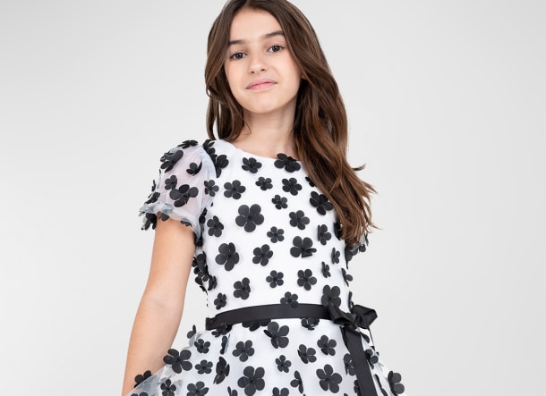 Buy Black and Red Polka Dot Dress l Kid Girls Dress