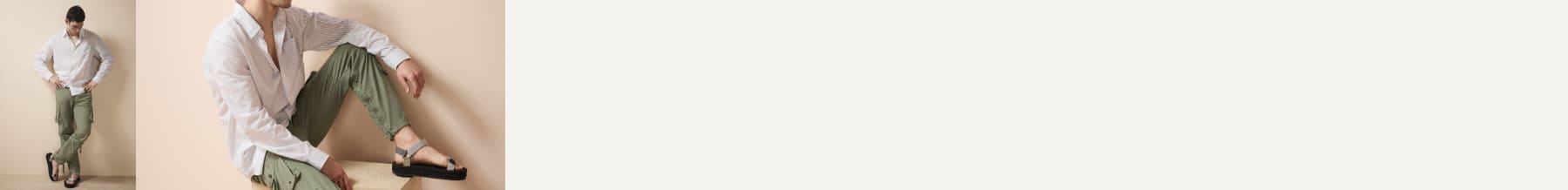 Deck Cargo Pants|Paneled Cloak Button Up