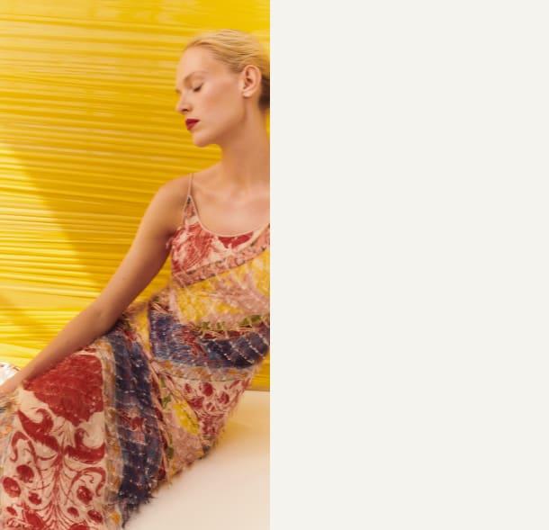 Fils Coupe Bias Cut Slip Dress