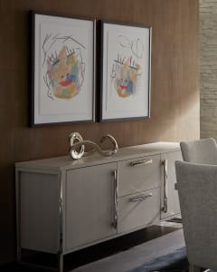 Chair| Credenza| Table| Rug| Bordo Sm Chandelier—Black| 20pc Gold Harrington Flatware| Garden Orchid| Yori Sculpture| Impression Napkin| Matrix Napkin Ring| Pebble Placemat| 12-Piece Cosmopolitan Dinnerware Set| Ghost Zero Belly White Wine Glass| Thinking In Color 1 Wall Art| Thinking In Color 2 Wall Art| Chair|