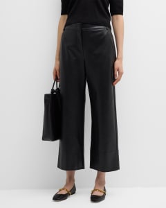 Black High Designer Pants for Women