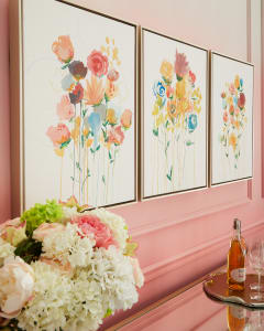 LV Garden: Fashion Inspired Floral Wall Art