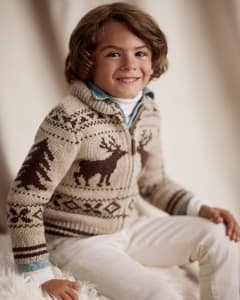 Polo Ralph Lauren Baby Boy's Dalmatian Cotton Sweater - Sporting Royal - Size 12 Months