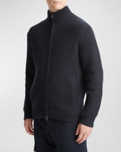 New Louis Vuitton Wool Silk Leather Elbows Men Sweater Size S (Medium)