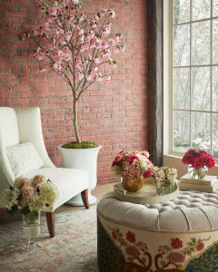 Blushing Garden| Beauty Ranunculus| Lilac| Magenta Garden| Pink Flowering Cherry