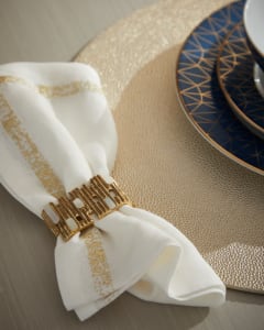 Pebble Placemat| Impression Napkin| Matrix Napkin Ring