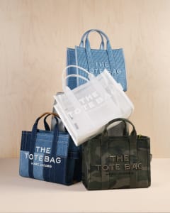 The Denim Medium Tote Bag| The Medium Mesh Tote Bag| The Medium Tote| The Medium Tote Bag