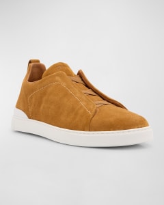 mens suede