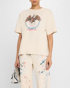 Amiri Top Level Boutique Vis Nav Women's Clothing