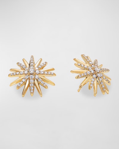 Louis Vuitton Mixed Gold and Diamond B Blossom Earrings