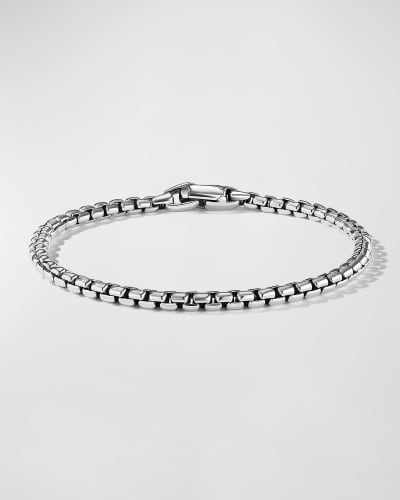 David Yurman Men's Medium Box Chain Bracelet - Silver