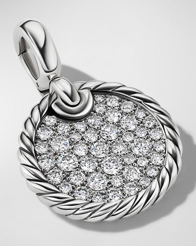 David Yurman Initial Charm Necklace with Diamonds C