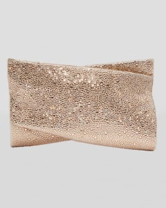 Deux Lux, Bags, Deux Lux Rose Gold Sequins Clutch